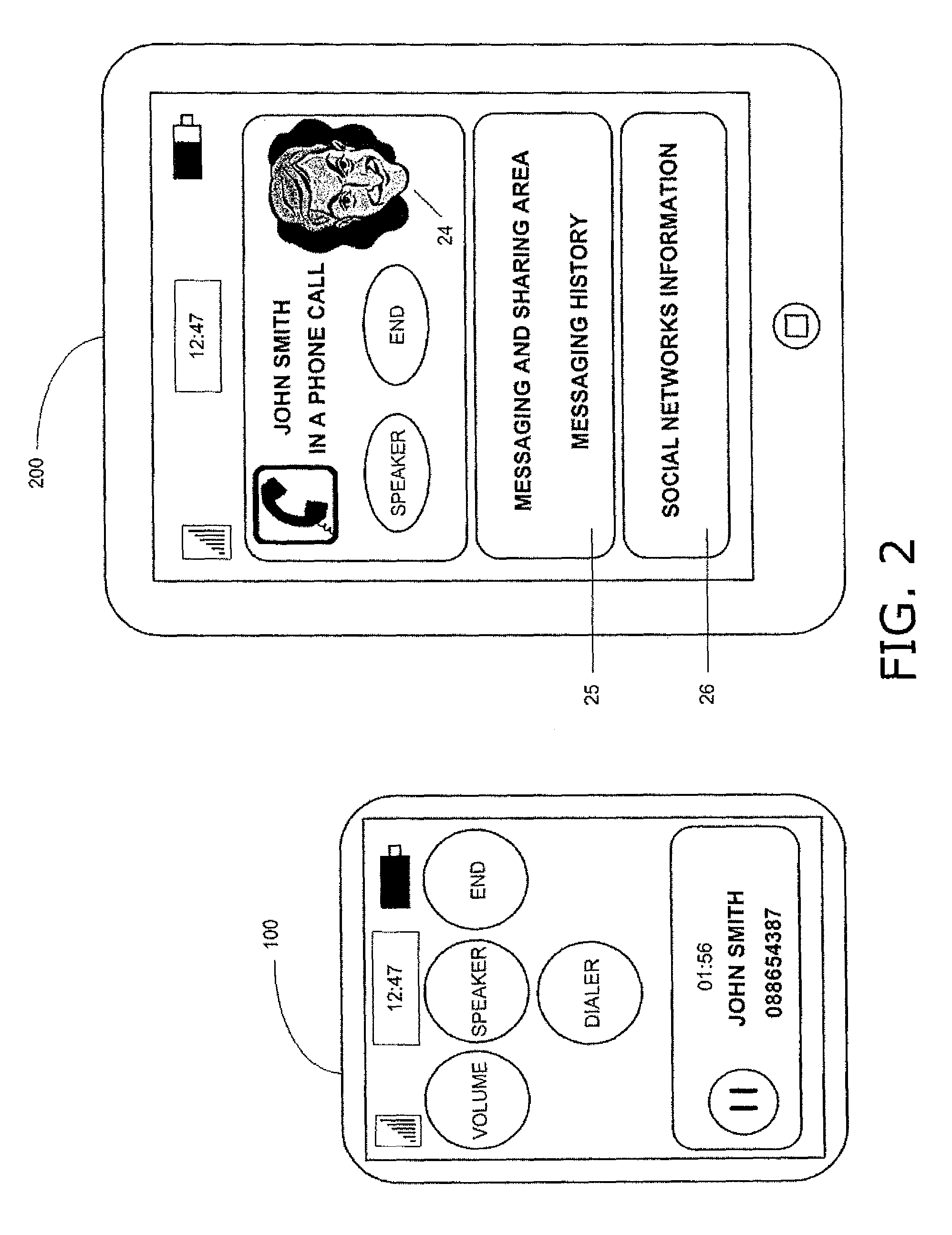 Cooperative tablet computer and mobile communicator