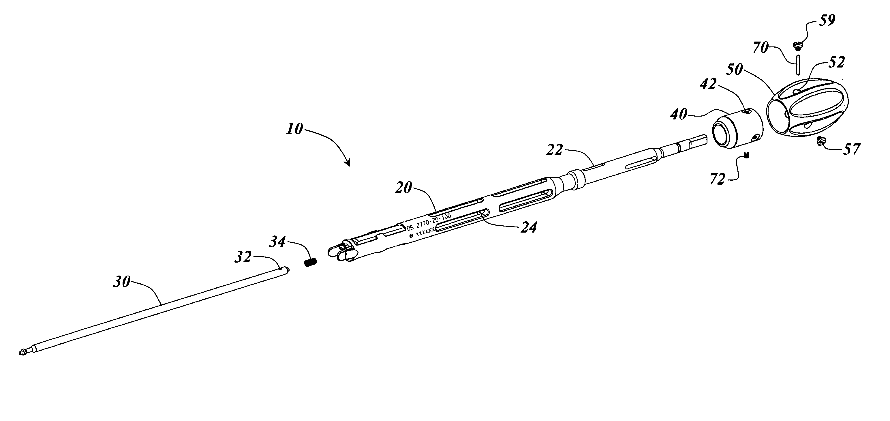Instrument for inserting, adjusting and removing pedicle screws and other orthopedic implants