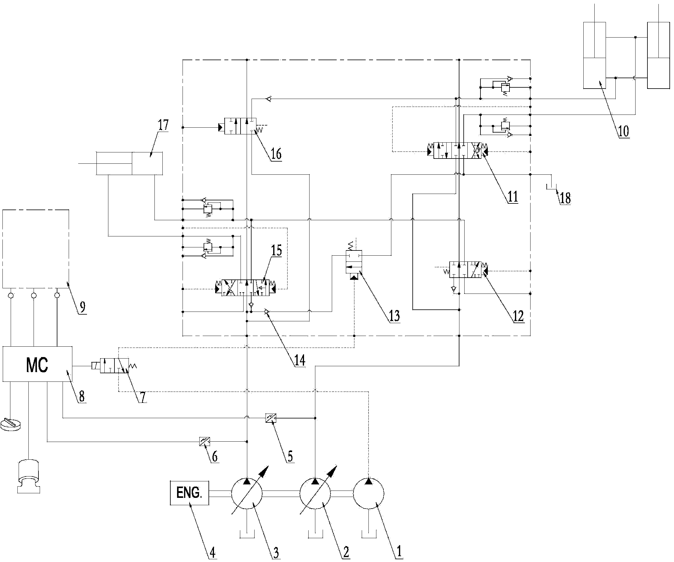 Energy regeneration system of excavator and excavator