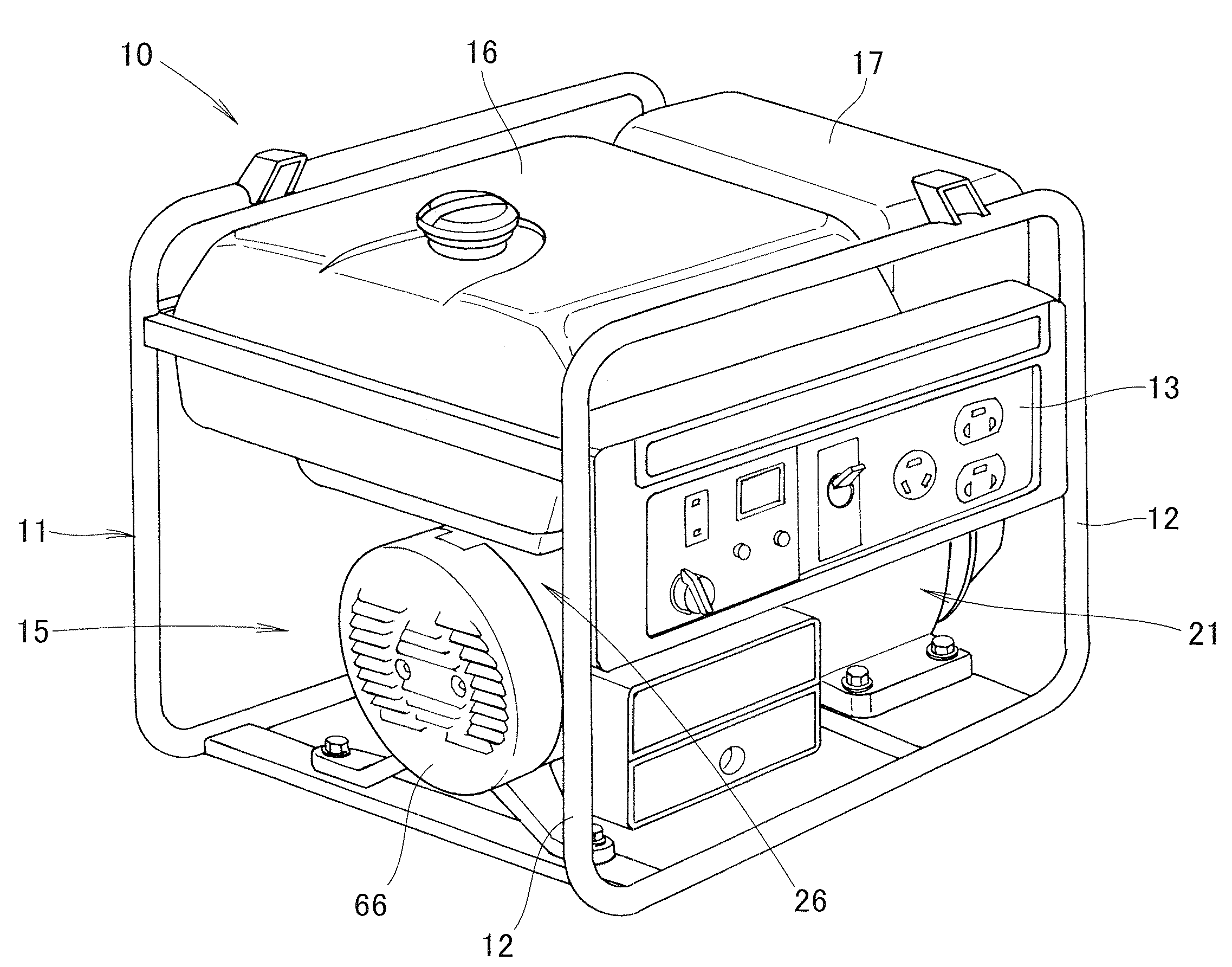 Engine driven power generator