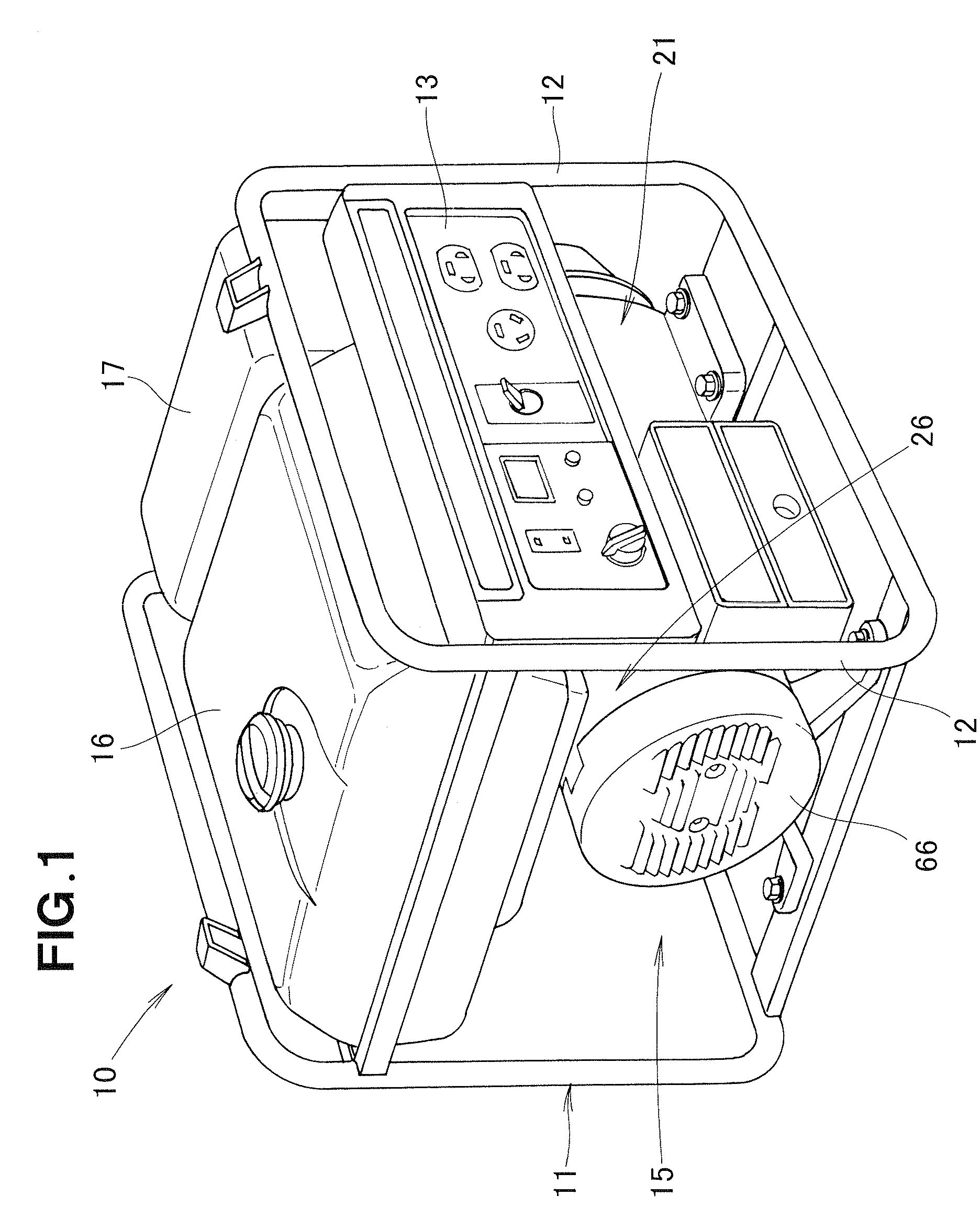 Engine driven power generator