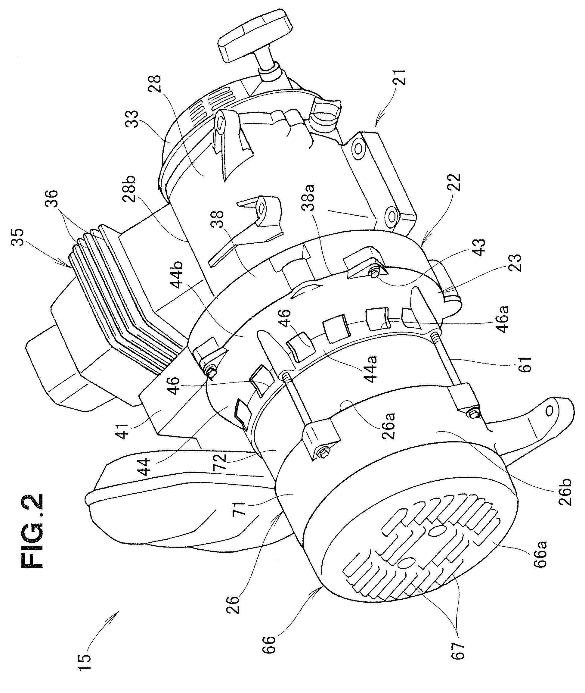 Engine driven power generator