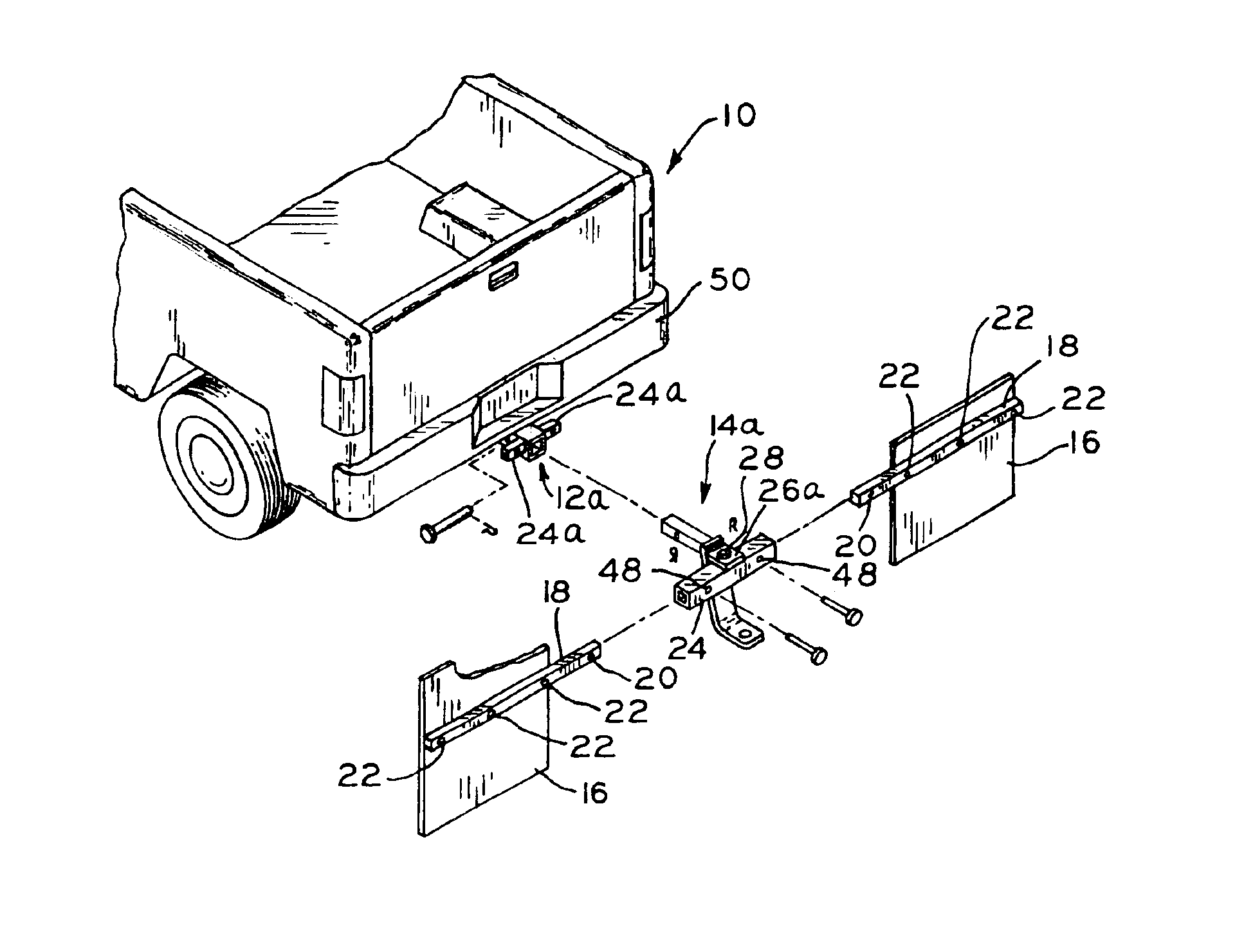 Selectively attachable road debris flap/splash guard for vehicles