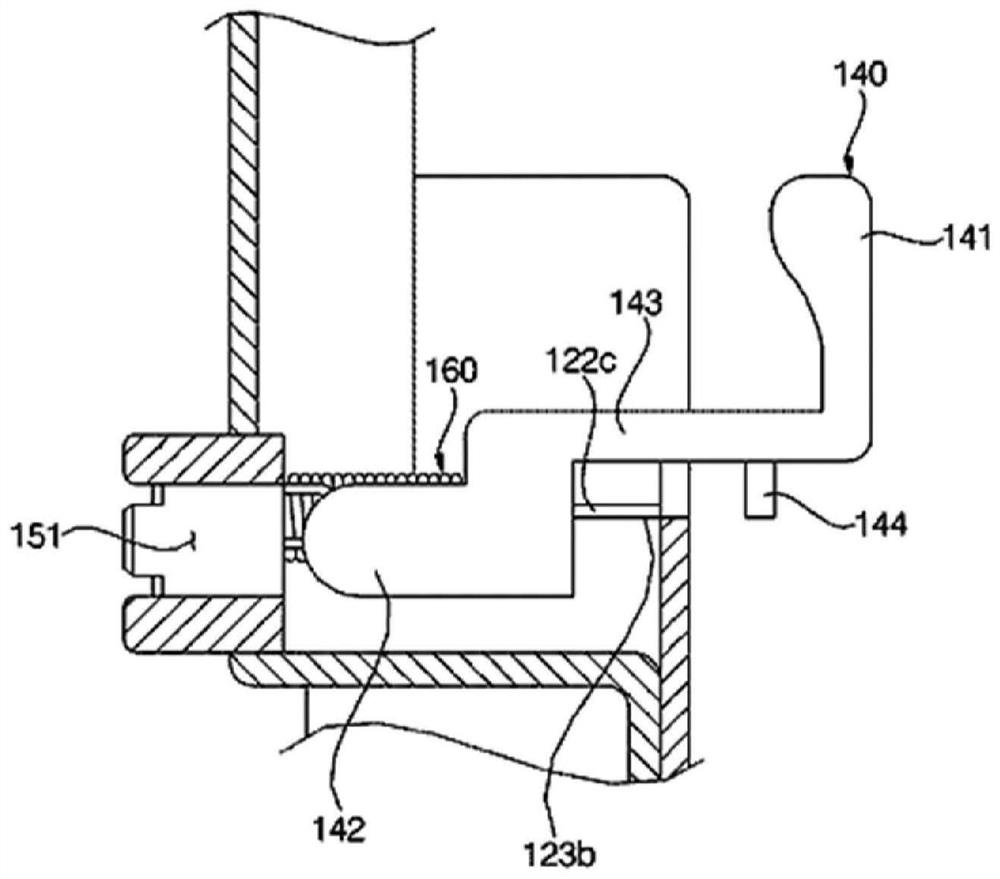 Negative pressure releasing device, storage chamber provided with same, and food storage device