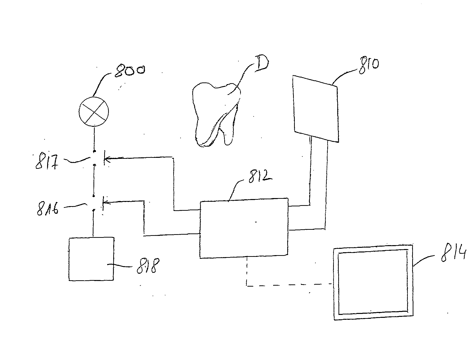 Method for servoing a source of x-rays of a digital radiography device