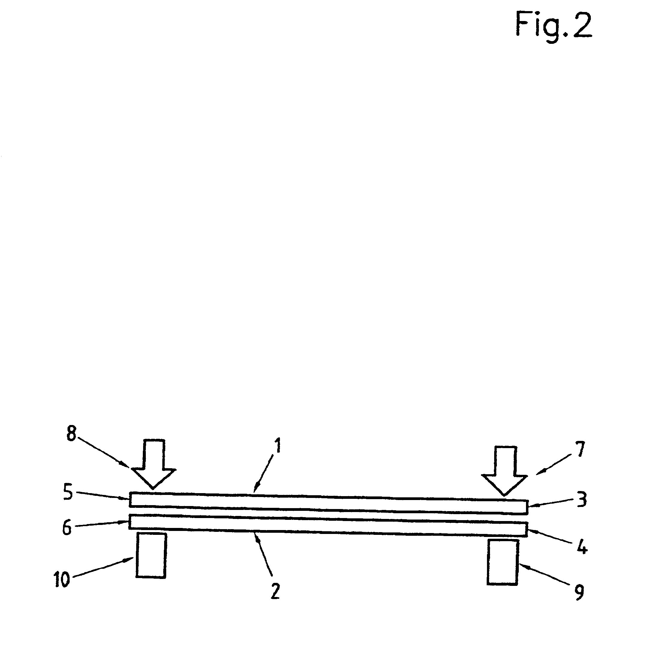 Method for producing elastic bands for the clothing industry