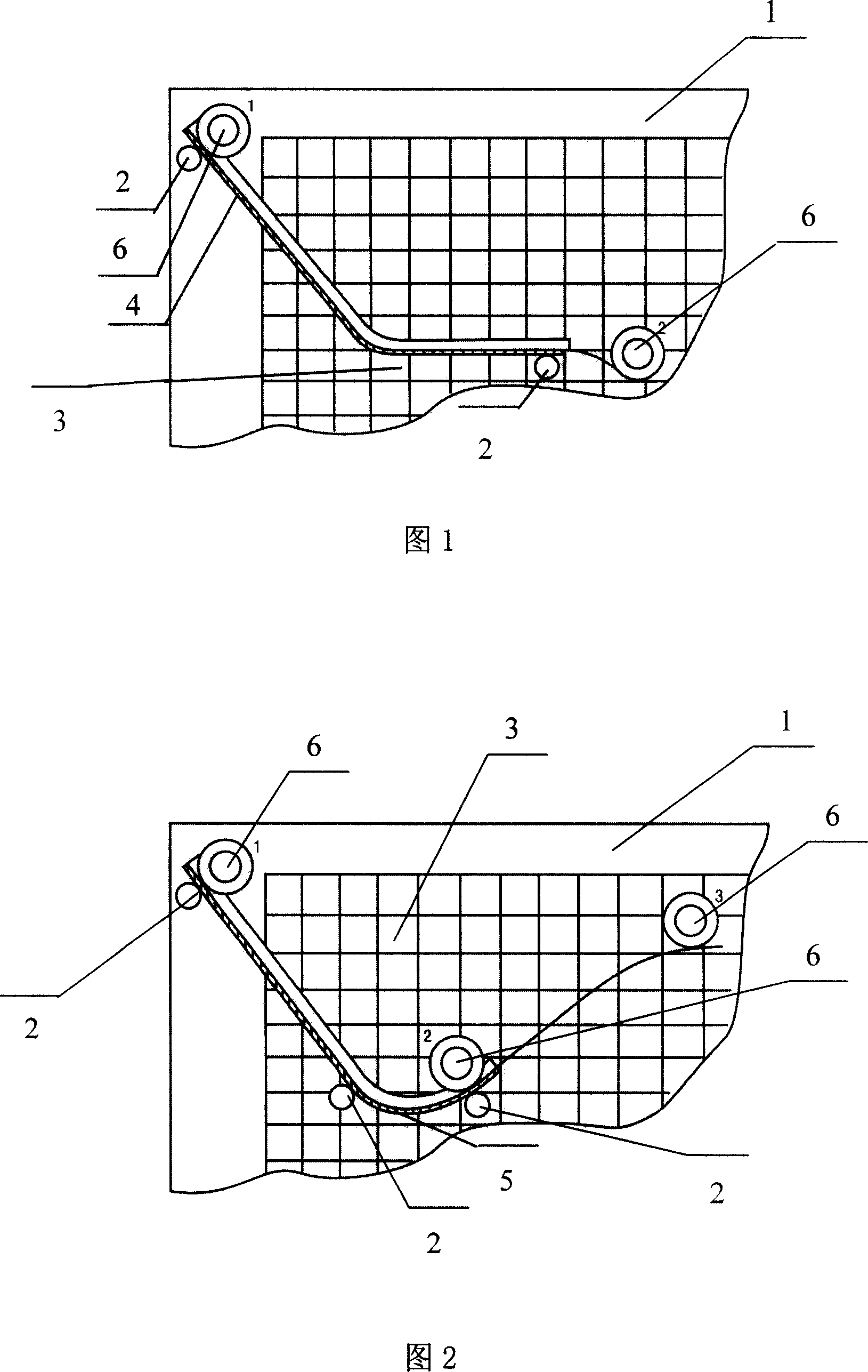 Device for recording level and obligue throw motion track