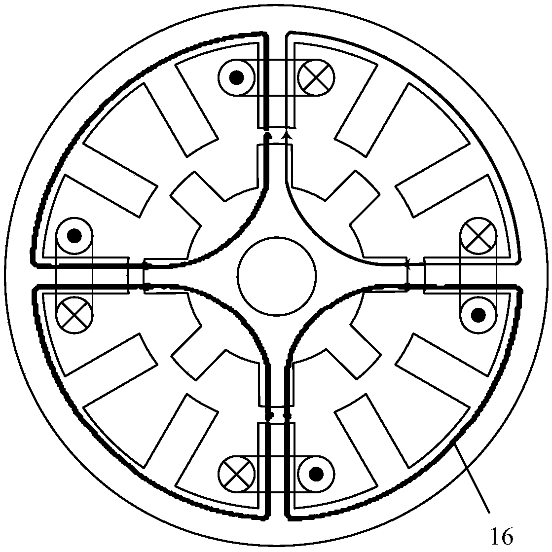 A conical magnetic levitation switched reluctance motor and its control method