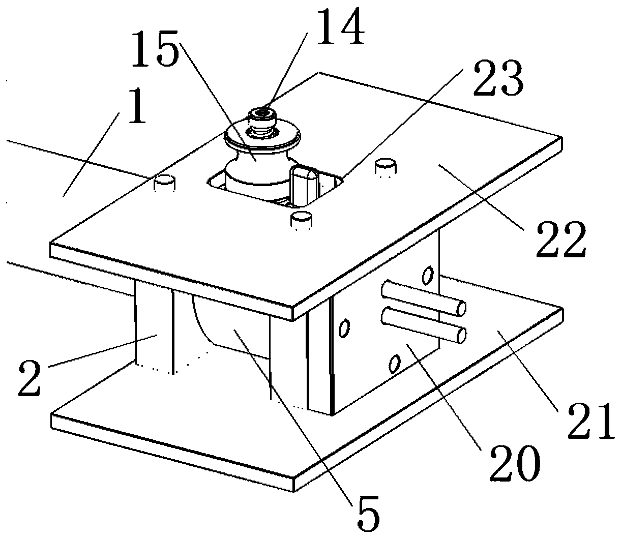 Arm quick-release structure of plant protection unmanned aerial vehicle and usage method