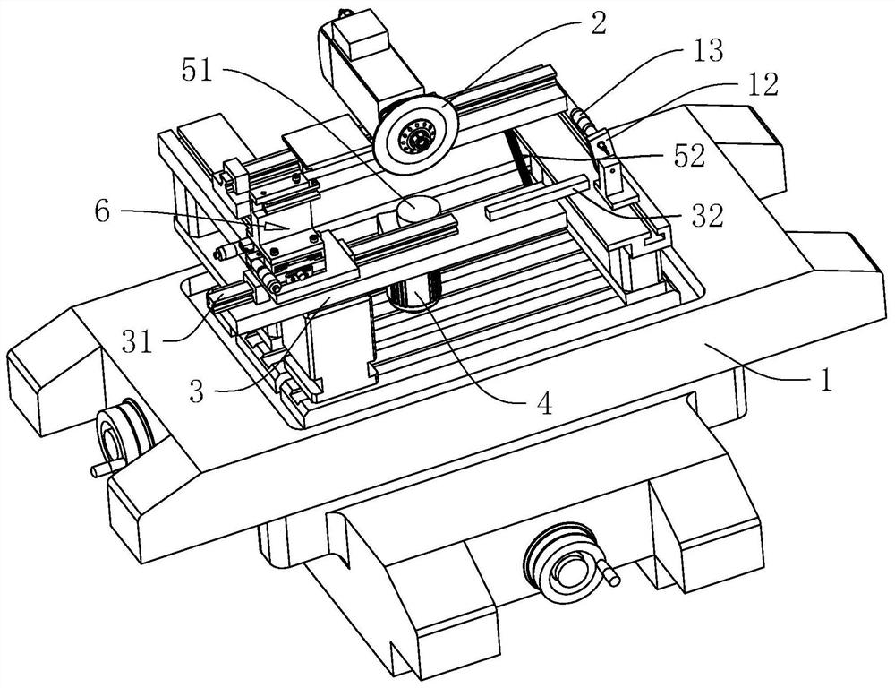 An external tool grinding machine tool