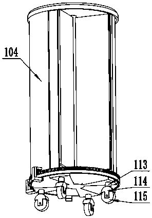 Rotary wardrobe capable of intelligently hanging and matching clothes