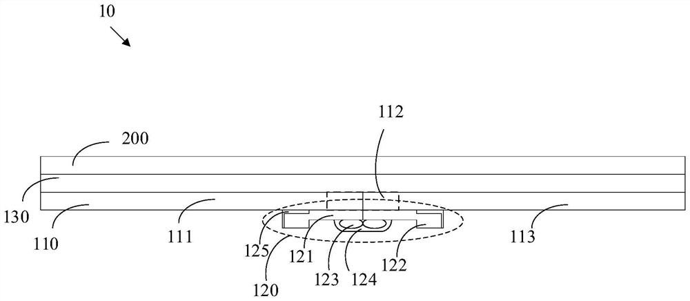 Folding display device and folding structure