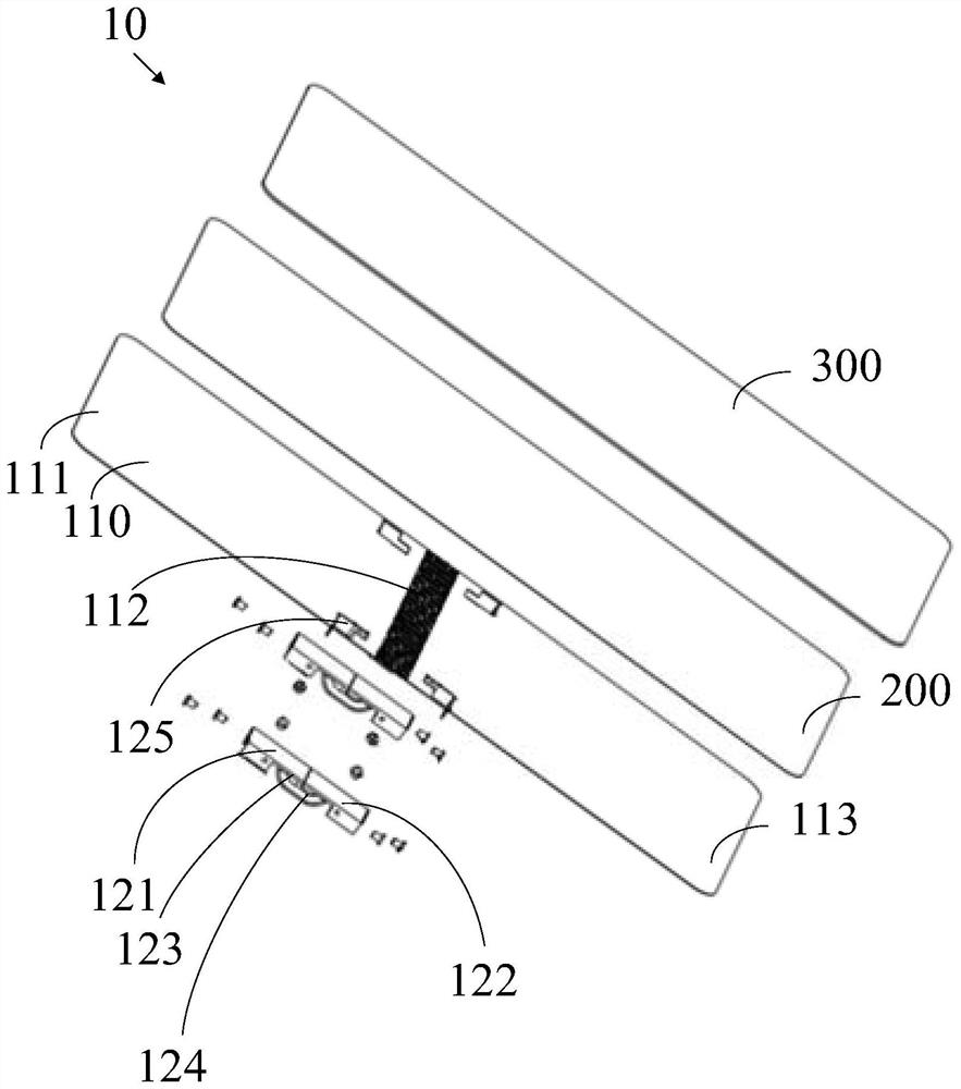 Folding display device and folding structure