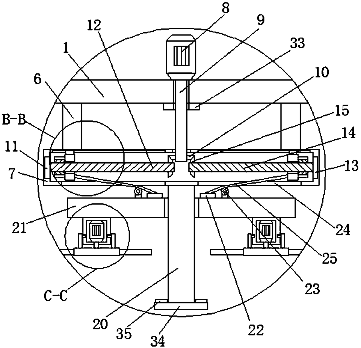 Energy-saving tempering furnace