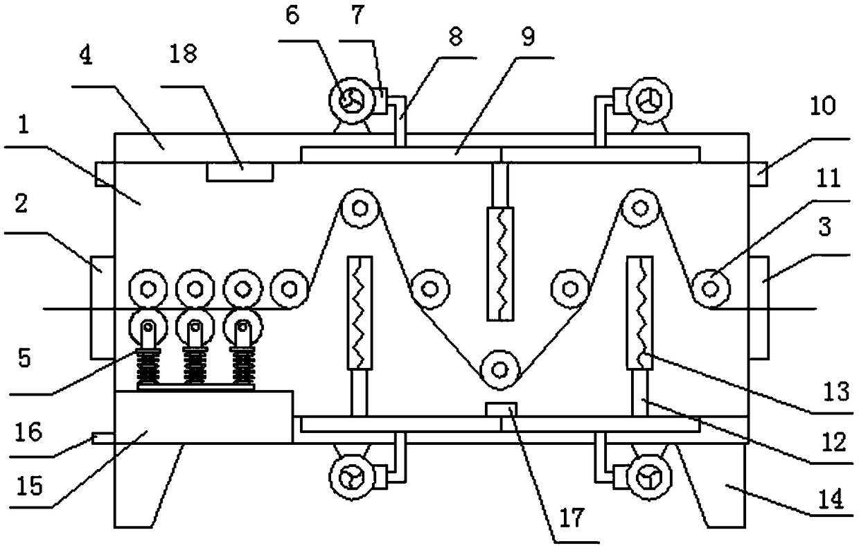 Cloth drying equipment for textile