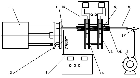 High-purity metal refining method for limiting molten zone by utilizing electromagnetic shielding