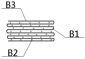 Interlaced Laying System and Application Method of Honeycomb Porous Structure Cotton