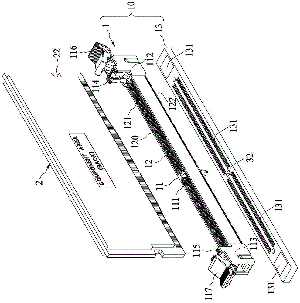 Card-edge connector and card-edge connector combination