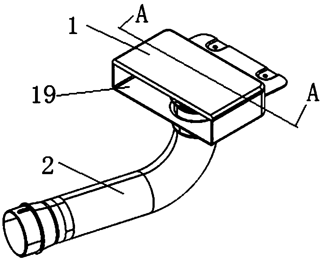 A supercharged engine intake