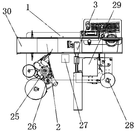 Multi-angle carton label pasting machine