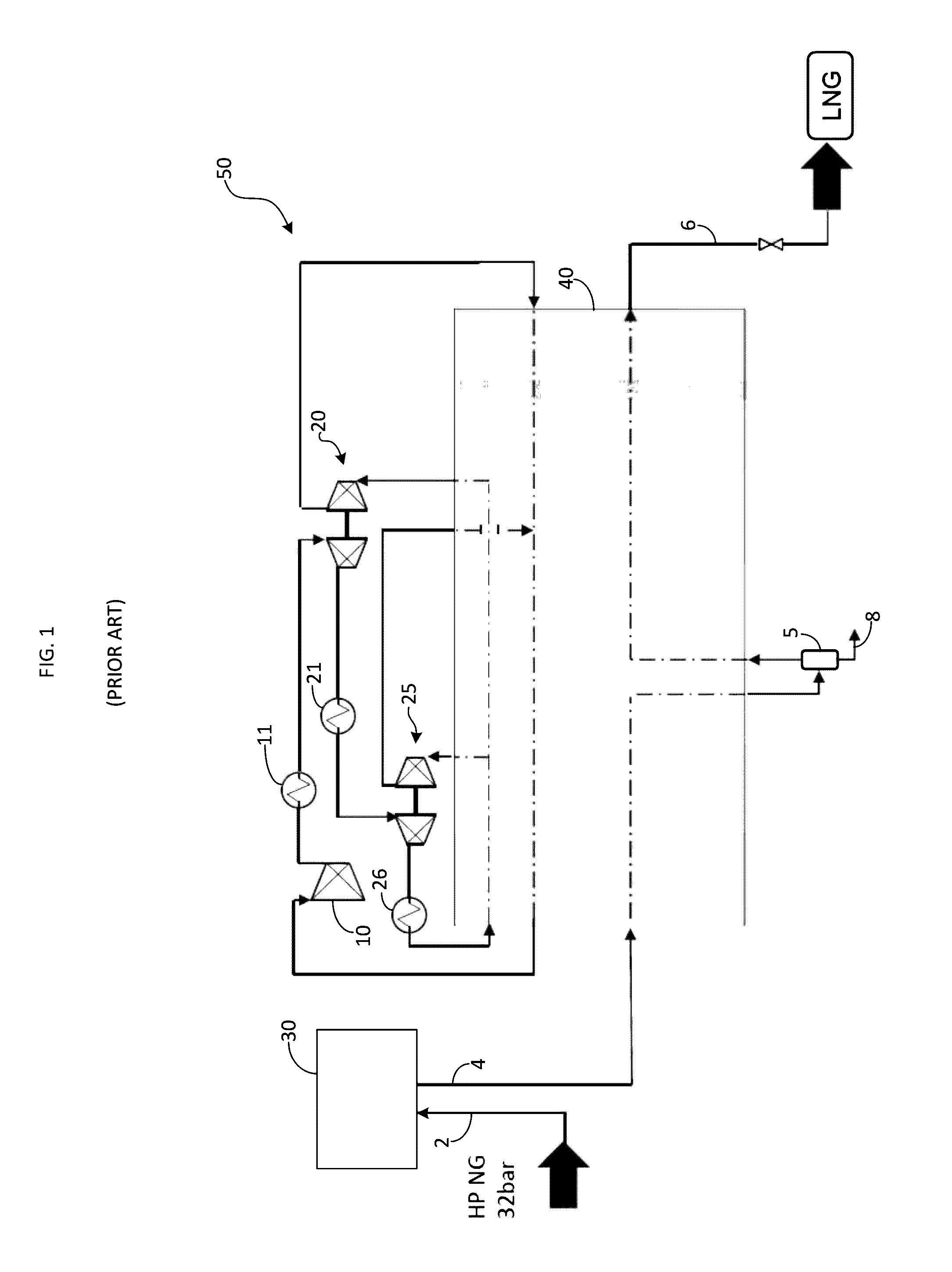 Method for the production of liquefied natural gas and liquid nitrogen