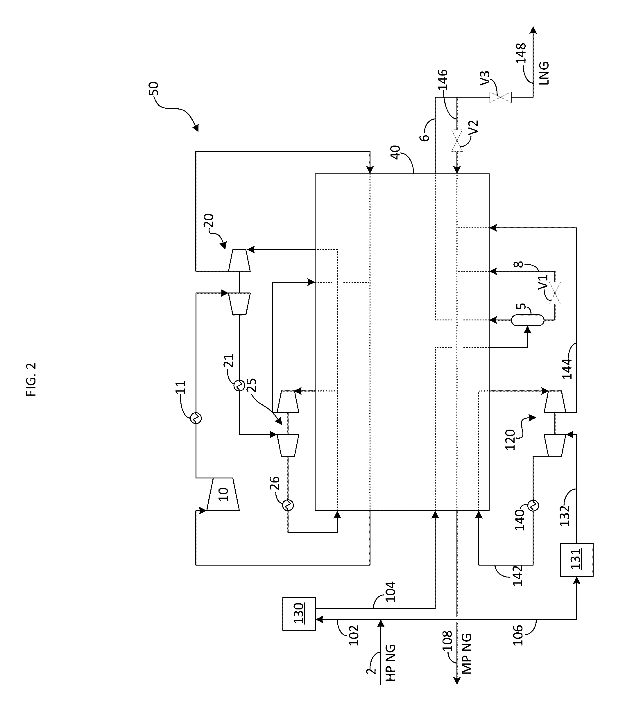 Method for the production of liquefied natural gas and liquid nitrogen