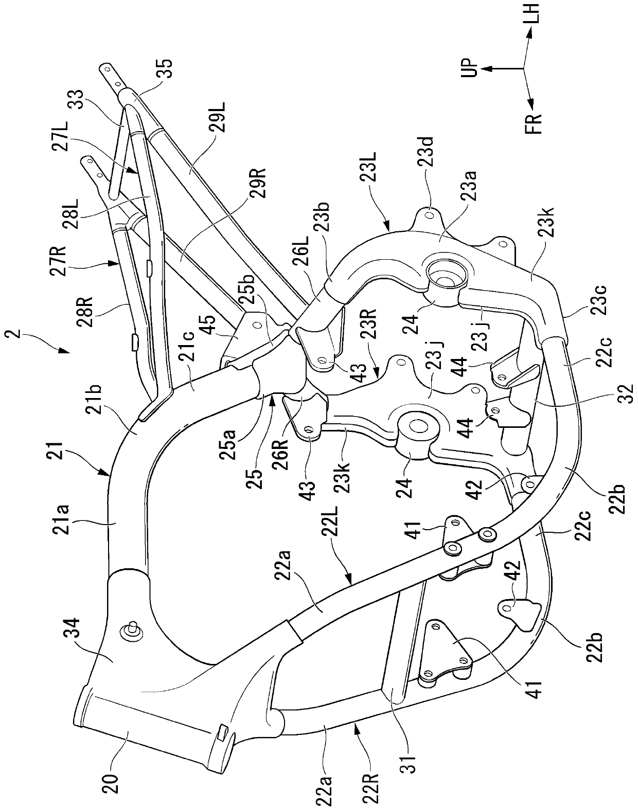 Saddle-riding-type vehicle canister arrangement structure