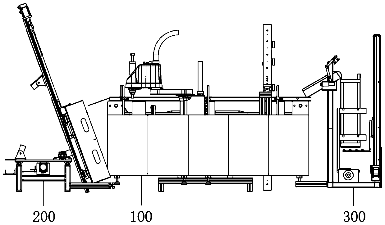 Automatic code scanning ex-warehouse and in-warehouse device for storing sample cards