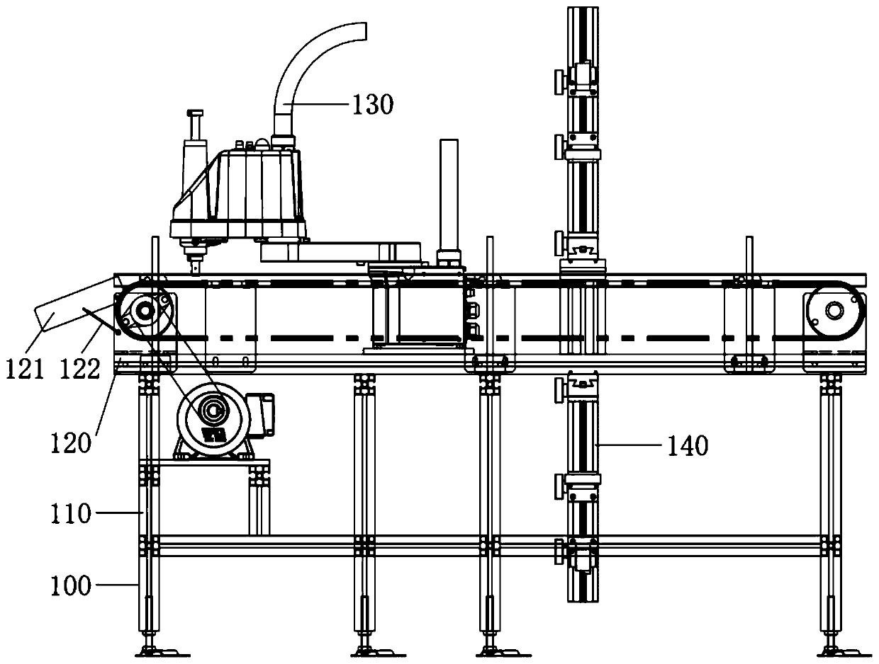 Automatic code scanning ex-warehouse and in-warehouse device for storing sample cards