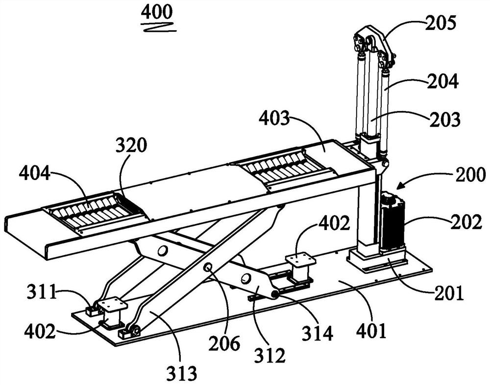 Lifting mechanism and vehicle position adjusting device