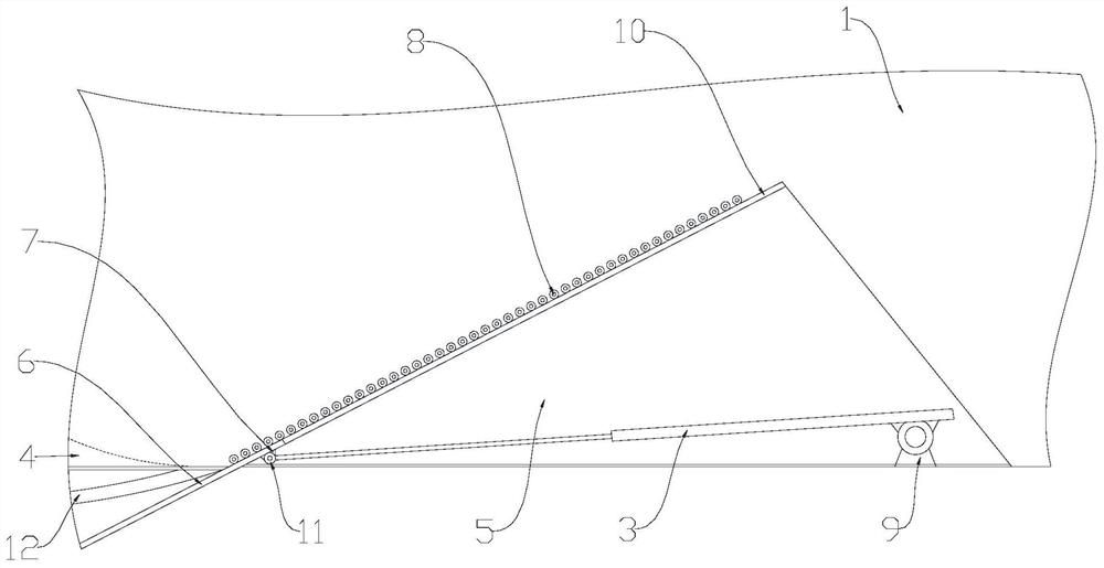 High-performance ship suction inlet instant reversing device provided with water-jet propeller