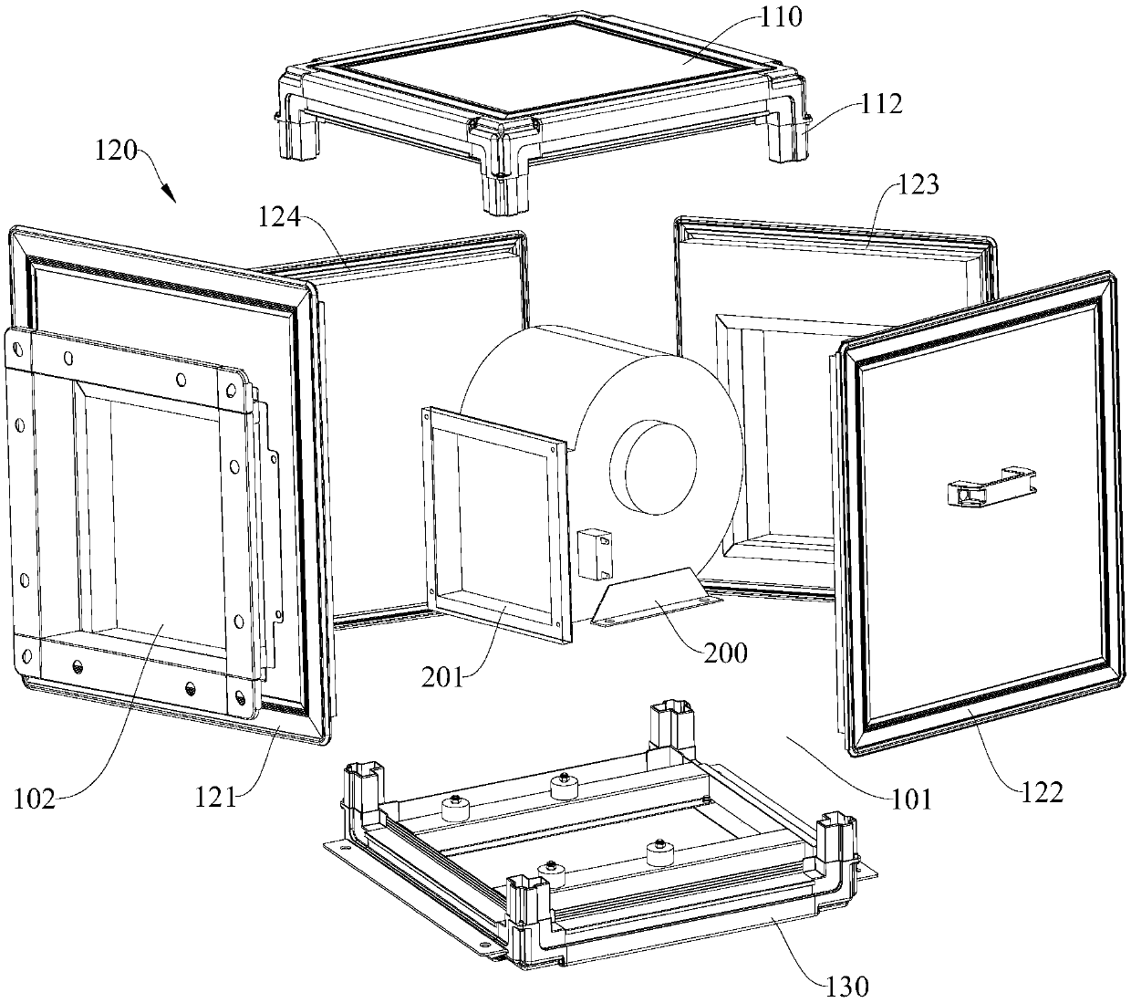 Ventilator and ventilation system