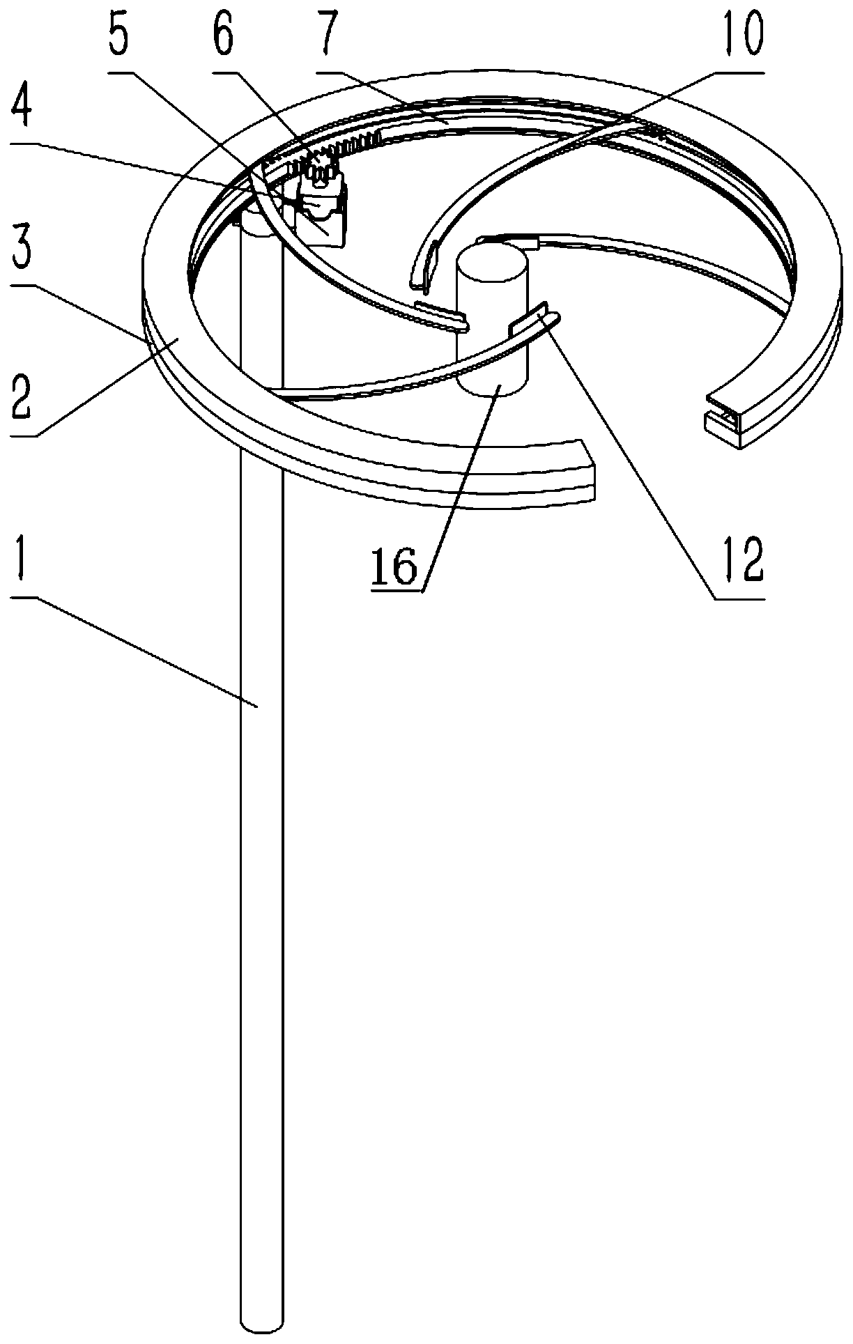 Banana bagging device with function of bag opening fusion by heating and operating method of banana bagging device