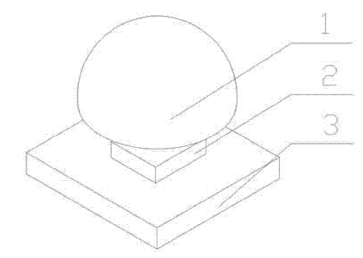 White light light-emitting diode (LED) high in temperature resistance and free of fluorescent powder