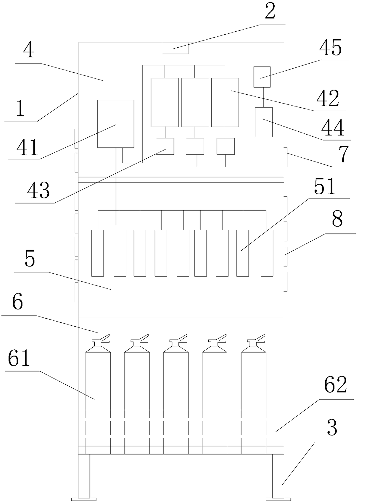 Multifunctional intelligent power distribution box