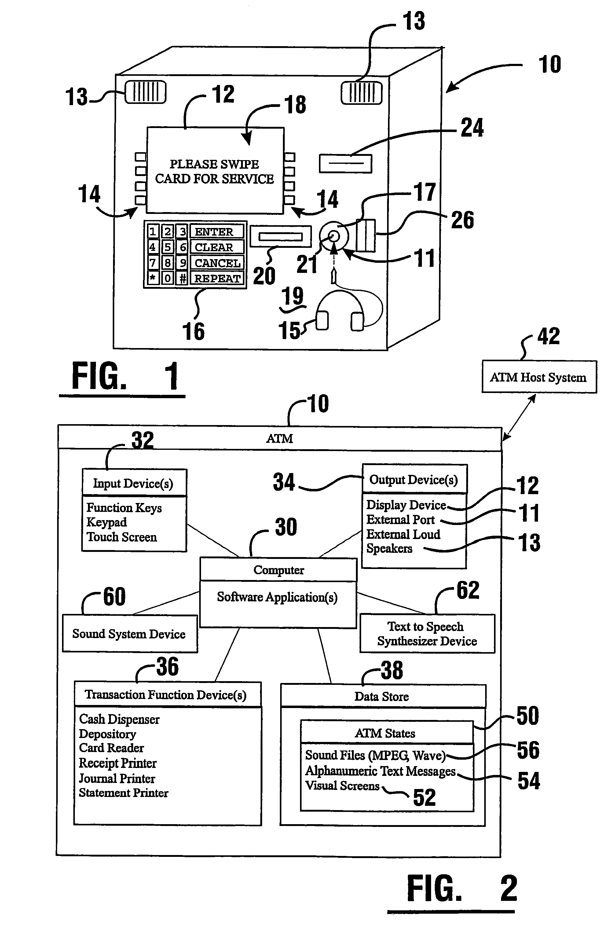 Cash dispensing automated banking machine user interface system and method