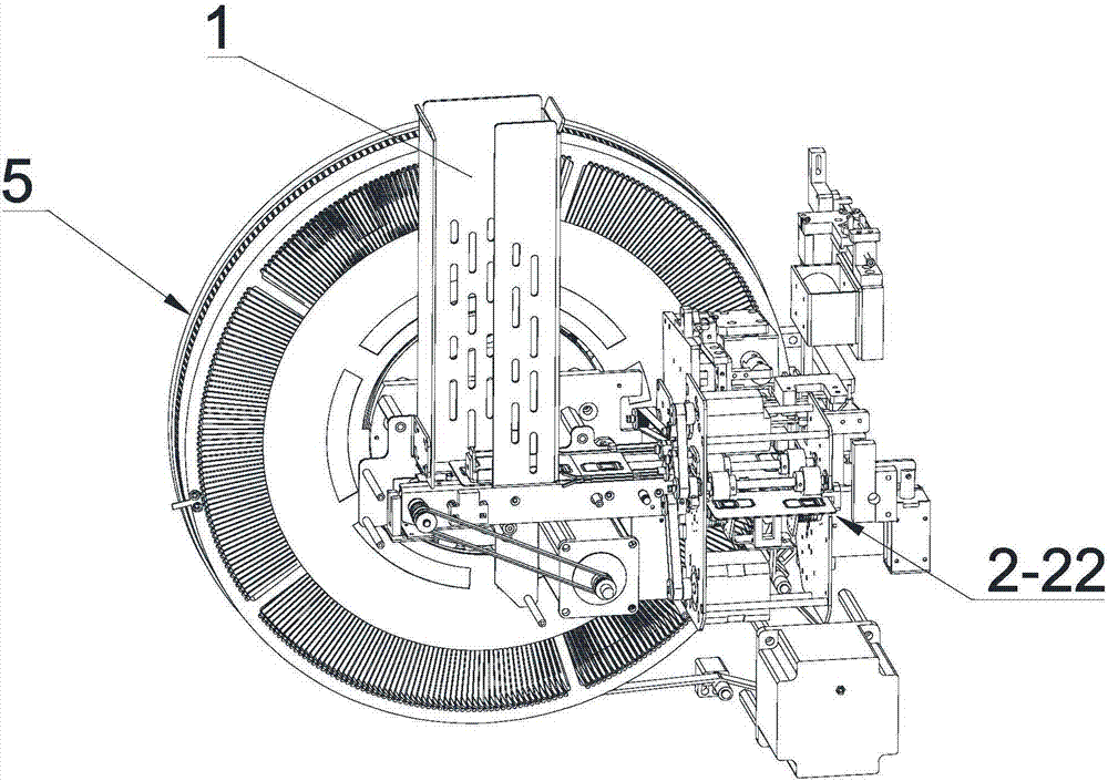 Self-service card taking machine