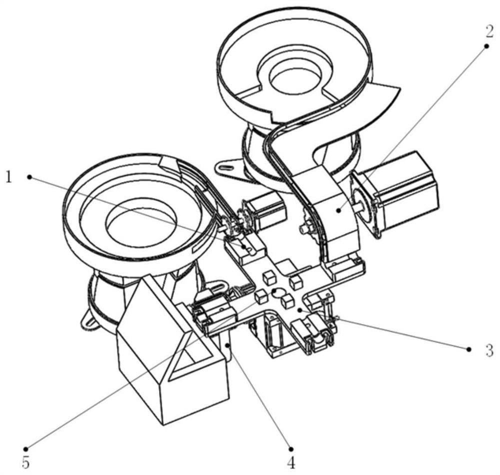 Automatic equipment for welding U-shaped hoop and flat head pin and welding method thereof