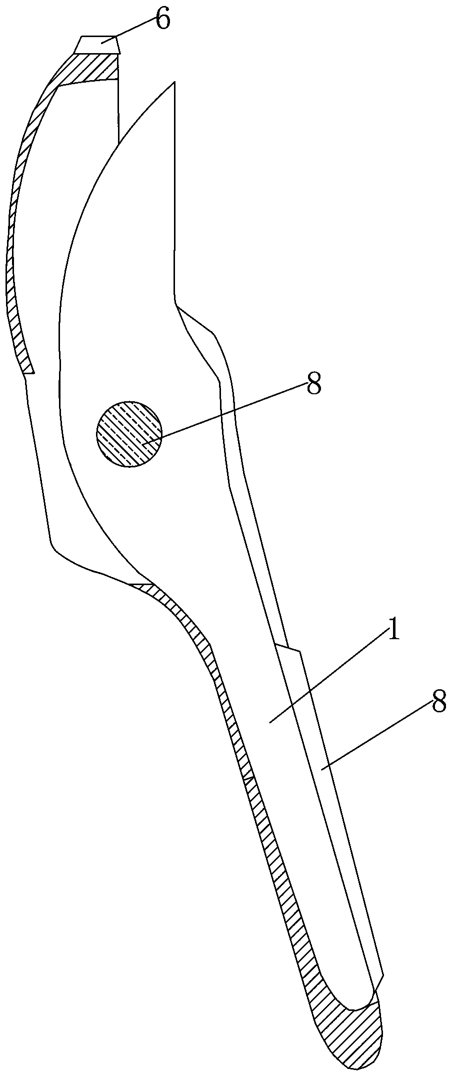 Piglet fang cutting pliers