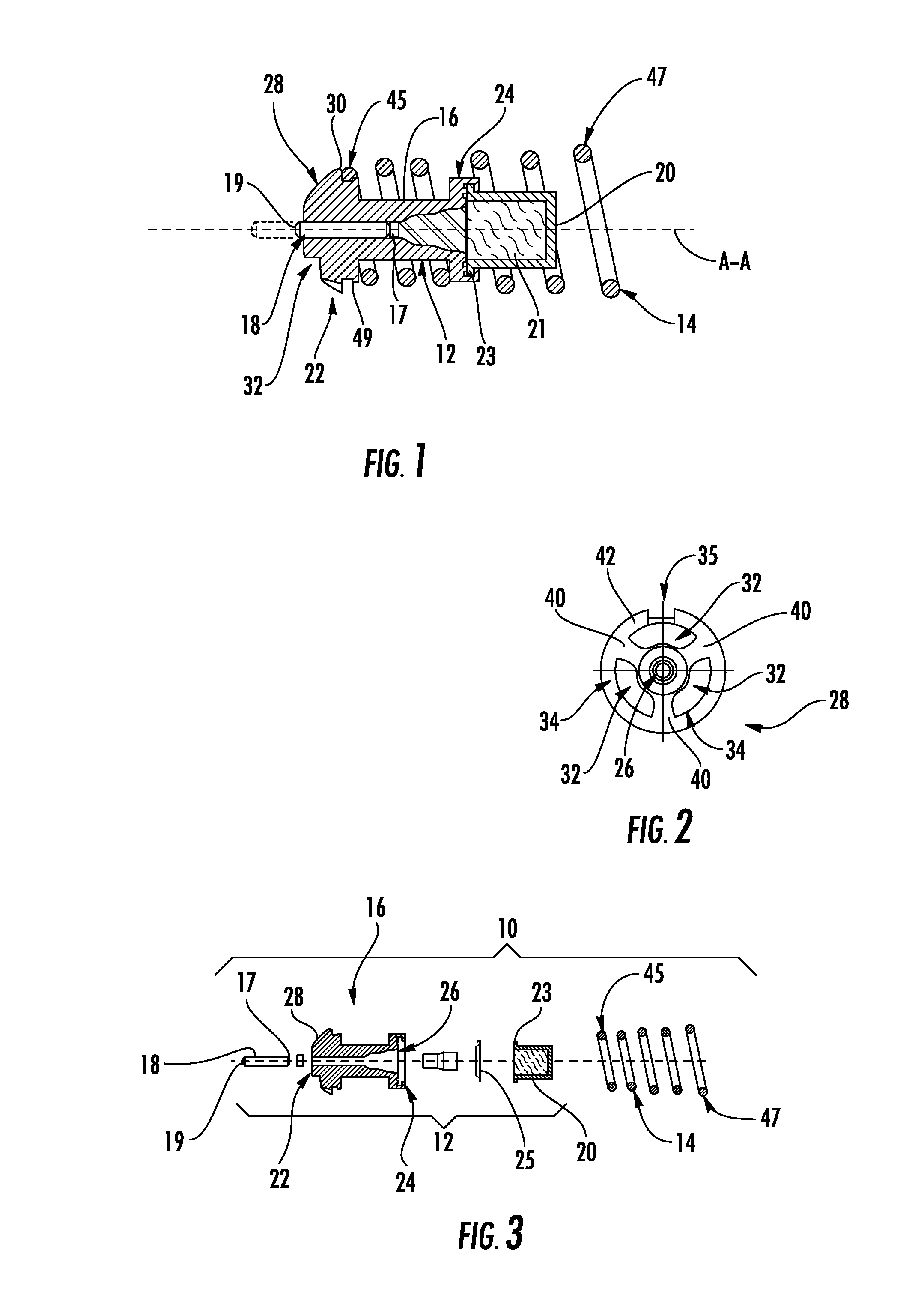 Thermally actuated power element with integral valve member