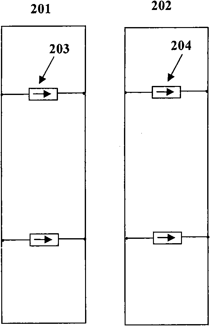 Manufacturing method of 2*2 single-side double-fin linear array based on square wave guide