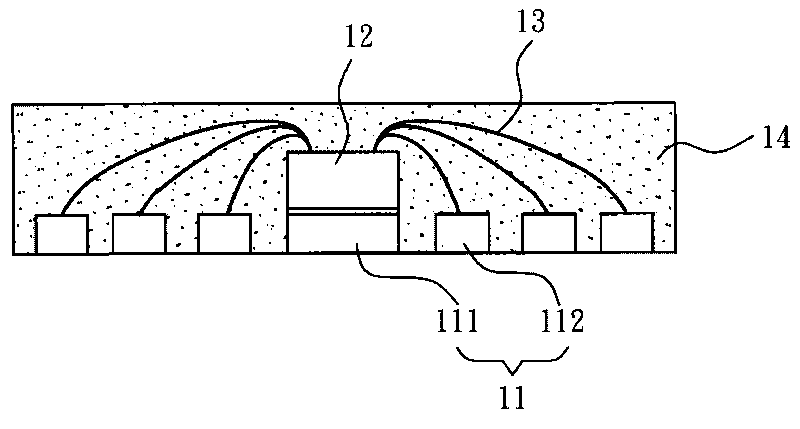 Packaging structure of multi-chip semiconductor