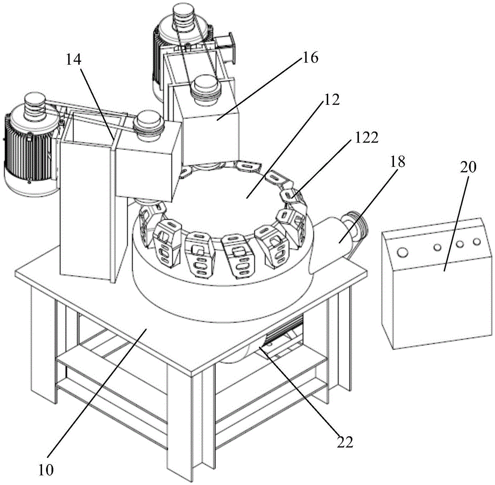 Efficient machining production device