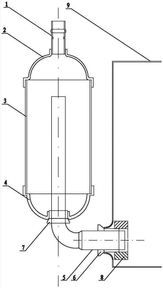 Connection structure of cooling system of refrigerating plant