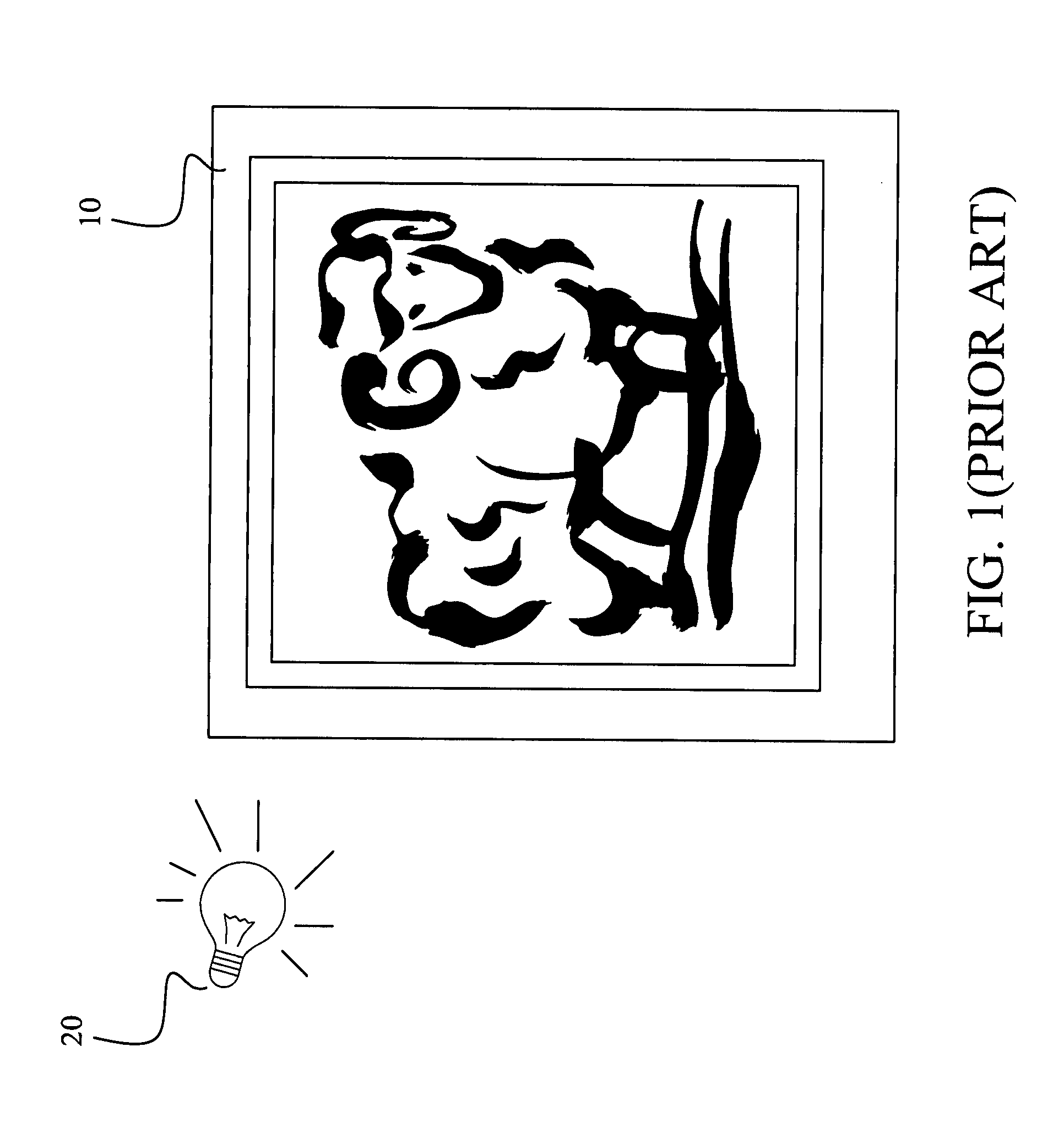 Frame structure with built-in illumination device