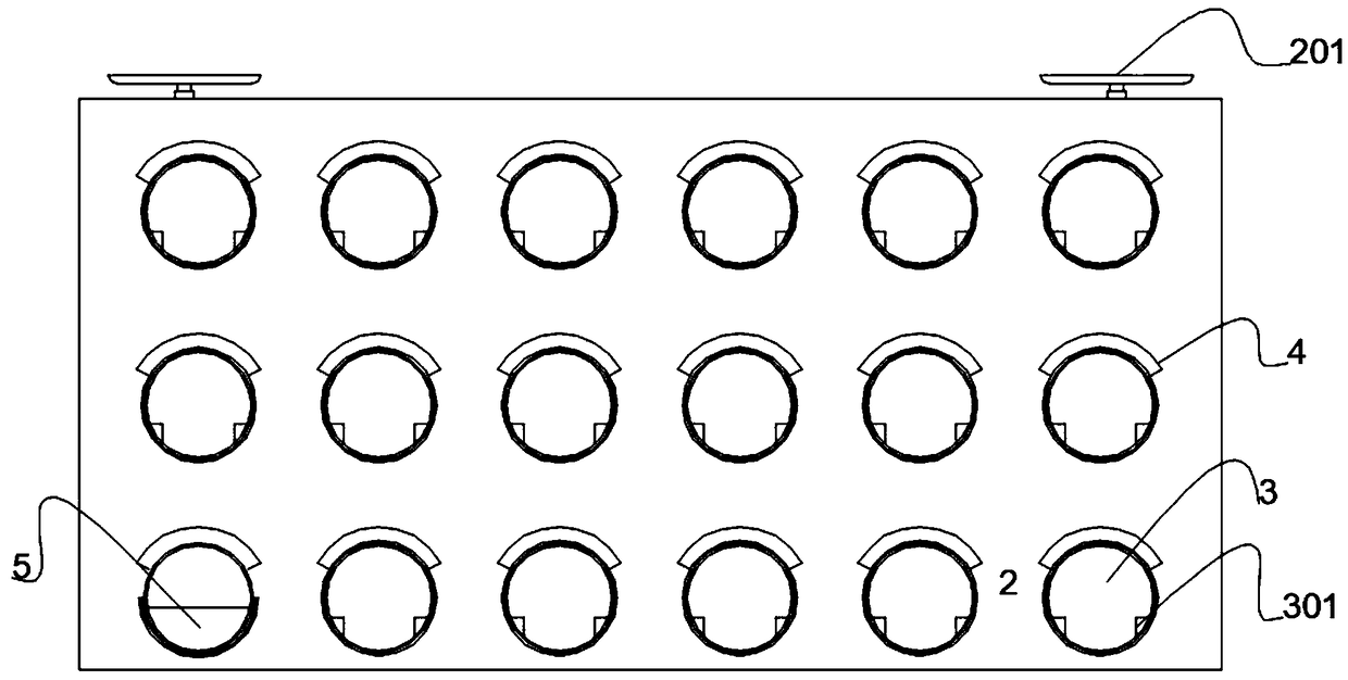 Anti-falling-off mechanical model storage device