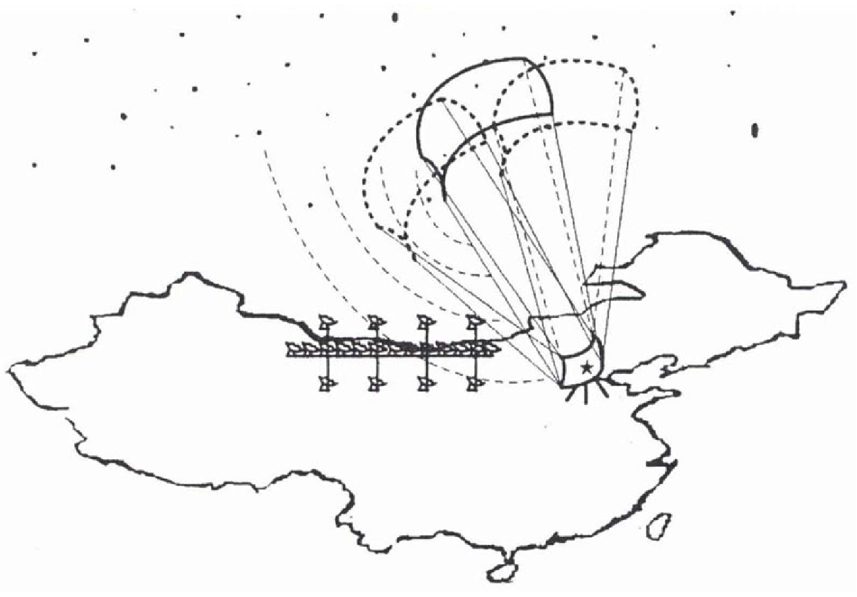 System and method for ground-based radar two-dimensional sparse array detection of space debris