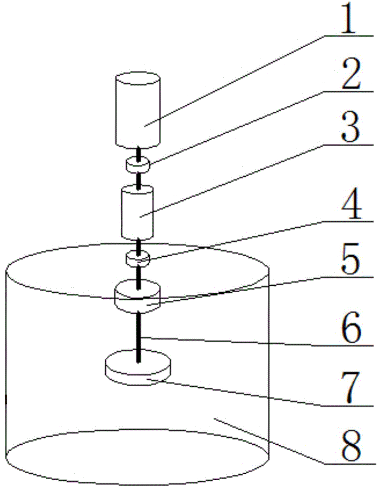 Test device used for testing resistance reduction performance of antifouling coating