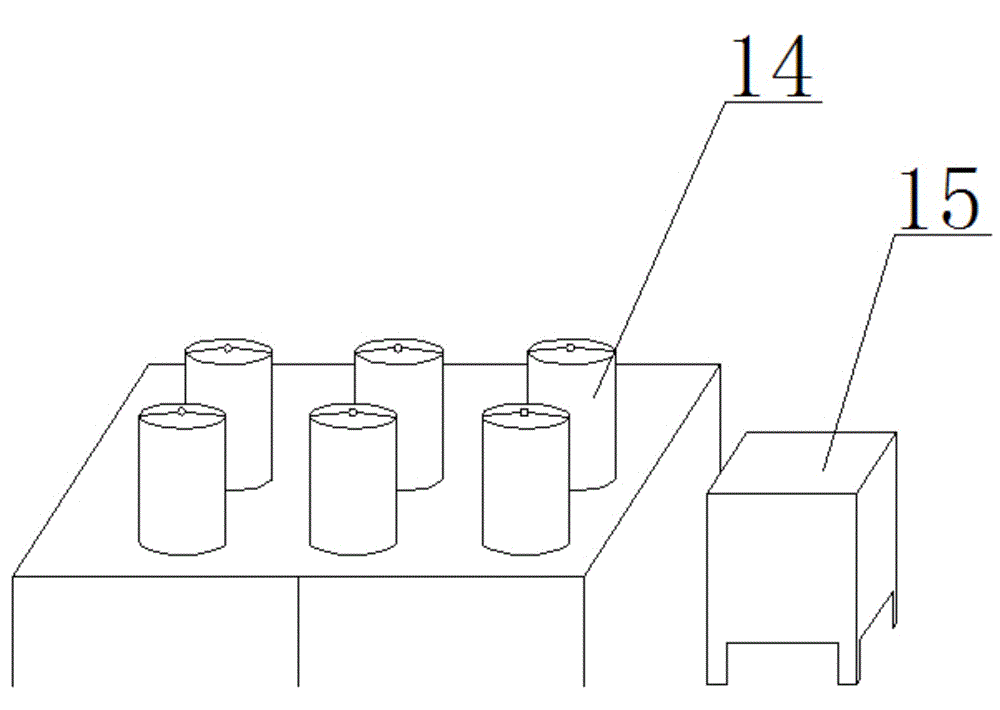 Test device used for testing resistance reduction performance of antifouling coating