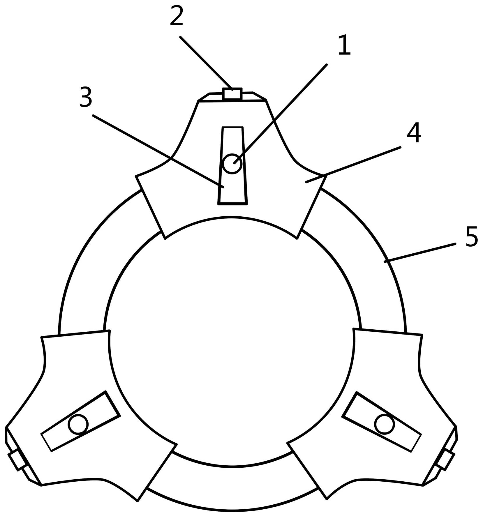 Auxiliary device for vertically positioning electric drill